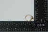 Antique 14K YG Victorian Amethyst or Dark Tourmaline Ring Size 7.75 Circa 1880