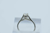 Platinum Diamond Ring "Zales" Best Quality Size 6.25 Circa 1990