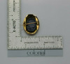 14K Yellow Gold Angel Enamelled Pin European Circa 1890