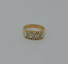 14K YG Attractively Mounted 2ct tw est. Diamond Ring Circa 1990 Size 6