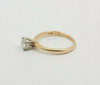 14K Yellow Gold .68 ct Diamond Solitaire H I1 Circa 1970 Ring Size 8