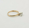 14K Yellow Gold .68 ct Diamond Solitaire H I1 Circa 1970 Ring Size 8