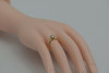 14K Yellow Gold .68 ct Diamond Solitaire H I1 Circa 1970 Ring Size 8