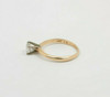 14K Yellow Gold .68 ct Diamond Solitaire H I1 Circa 1970 Ring Size 8