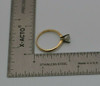 14K Yellow Gold .68 ct Diamond Solitaire H I1 Circa 1970 Ring Size 8