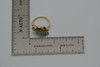 14K Yellow Gold Diamond Ring G VS 2/3 ct tw est Size 5.5 Circa 1950