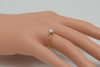 14K Yellow Gold 1/2 ct Diamond Solitaire Engagement Ring Size 5