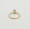 14K Yellow Gold 1/2 ct Diamond Solitaire Engagement Ring Size 5