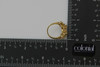 18K YG 2ct tw. Multicolored Diamond Ring Size 6.5 Circa 1990