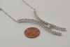 18K White Gold Diamond Necklace "Perfecta" Italy estimated 4.5 ct. tw.