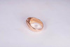 Superb 18K Rose Gold 1920's Men's 1 ct.+ Mine Cut Diamond Ring, Size 9