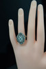 19th Century Diamond Ring, Marquise Shaped Head with Rose & Old Mine Cut Stones