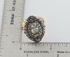 19th Century Diamond Ring, Marquise Shaped Head with Rose & Old Mine Cut Stones