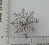 Superb Platinum Snowflake Diamond Pin/Pendant, circa 1950