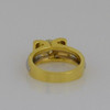 18K Yellow Gold and Platinum Diamond Ring 1+ ct., Size 7