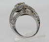 14K White Gold 2+ ct. tw. Diamond Halo Ring, size 5.25