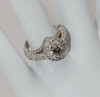 14K White Gold 2+ ct. tw. Diamond Halo Ring, size 5.25