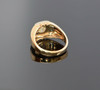 14K Yellow Gold Men's 1.25ct. Diamond Ring Circa 1940, Size 10+