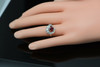 Superb Circa 1970 Platinum Ruby & Diamond Ring, Size 5