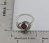 Superb Circa 1970 Platinum Ruby & Diamond Ring, Size 5