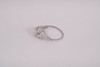 Vintage 18K White Gold Filigree Diamond Ring app.3/4 ct. Solitaire, size 6.25