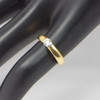 Tiffany & Co. 18k Yellow Gold & .950 Platinum 5 mm. Diamond Ring, Size 4.25