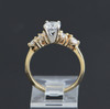 14K Yellow Gold Diamond Engagement Ring, Size 7.25