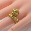 22K Yellow Gold Etruscan Revival Beaded & Granulated Ring Circa 1960, Size 5