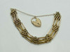 Victorian 9K Yellow Gold Lock & Bracelet Circa 1900