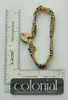 Victorian 9K Yellow Gold Lock & Bracelet Circa 1900