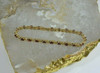 14K Yellow Gold Orange Red Garnet Bracelet 20 Stones Circa 1970