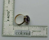 Vintage 10K Pink Gold Amethyst Ring 4 Part Band Size 6.25 Circa 1930