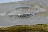 Superb 18K White Gold Diamond Hinged Bangle Bracelet 3 ct tw Art Deco Style