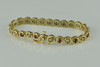 14K Yellow Gold 3ct tw. Ruby and Diamond Bracelet 7" length Circa 1980