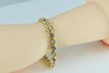 14K Yellow Gold 3ct tw. Ruby and Diamond Bracelet 7" length Circa 1980