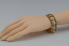 14K YG Rope Twist Bracelet with Pearls Unique Well Made Vintage Circa 1950