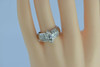 Superb 18K White Gold Marquise Engagement Ring Size 7.5