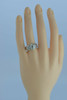 Superb 18K White Gold Marquise Engagement Ring Size 7.5