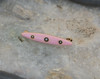 Vintage 14K Yellow Gold Pink Enamel & Pearl Bar Pin, Circa 1920