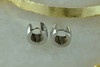 14K White Gold Diamond Hoop Earrings 2 ct. tw.