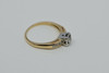 Vintage 14K YG Diamond Engagement Ring 1/3ct tw, HSI 1 Size 6 Circa 1940