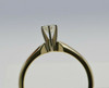10K YG Diamond Solitaire Ring Round 1/3 ct Center Size 6.5 Circa 1970