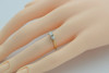 14K YG Diamond 3 Stone Engagement Ring HSI 2 1/2ct tw Size 4 Circa 1990