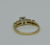 14K Yellow Gold Diamond Engagement Ring .20ct Center Size 4.5 Circa 1940