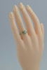 14K YG Diamond Bypass Halo Ring 2/3ct tw est Size 6 Circa 1960