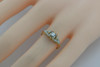 14K-18K Marked White & Yellow Gold 1/4ct tw Art Deco Engagement Ring Size 5.5