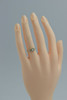 14K-18K Marked White & Yellow Gold 1/4ct tw Art Deco Engagement Ring Size 5.5