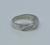 18K White Gold Diamond Ring with 22 Diamonds Design Circa 1980 Size 7