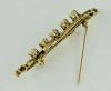 Vintage 14K Yellow Gold Opal Victorian Style Pin Circa 1960