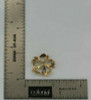 Vintage 14K Yellow Gold Diamond and Pearl Round Pin Circa 1920